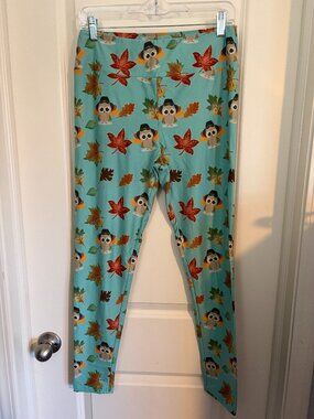 Thanksgiving Owl Leggings